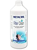Metacril Filter Clean 1 LT - Disincrostante,Sanificante,Sgrassante per filtri di Piscina e idromassaggio (Teuco, Jacuzzi,Dimhora,Intex,Bestway,ECC.) Spedizione IMMEDIATA