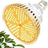 MILYN Lampada per Piante 100W, E27 Luce Piante LED Spettro Completo LED Grow Light, Lampada Piante Coltivazione Indoor per Piante ...
