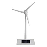 Mini giocattolo mulino a vento a energia solare, modello di turbina eolica da tavolo Mulini a vento ad energia solare, ...