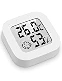 Mini Igrometro Termometro Digitale, Termometro Ambiente con Livello di Comfort, Monitor di Temperatura e umidità, Termometro da Interno per Serra, ...