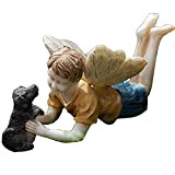 Miniature Fairy Garden Limited Edition Boy Fairy With Dog Ross and Winston, Model: 74, Home/Garden & Outdoor Store by Garden ...