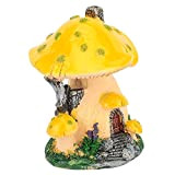 Miniature Fairy Garden Mushroom House Ornament, Fai-da-Te Craft Pot Dollhouse DéCor Decorazione per Esterni della Casa