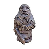 Moslate 1Pcs Statua degli dei Norvegesi, Figurina Statua Vichinga in Resina, Ornamento Pagano Nord di Odin Thor Ulfhednar, Arte della ...