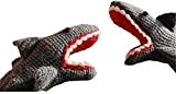 MTDBAOD 3D Cartoon Knit Shark Gloves Funky Animal Pattern Whimsical Shark Knitting Gloves Cute Funny Cartoon Winter Warm Gloves Wide ...