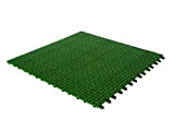 Multiplate 03MPVE Piastrelle Flessibili, Plastica, 6 unità ciascuna misura 55.5 x 55.5 cm, Verde