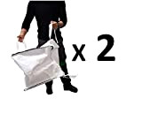 MULTISAC. 2 Big Bag 45 x 45 x 45 cm FIBC 100 kg con maniglia per facilitare lo scarico, ideale ...