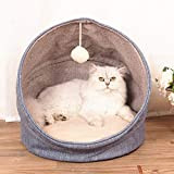MUMUMI Pet Supplies Kennel Cat Nest Puppy Lettiera per Gatti Semi-Chiusa Adatto per Tutte Le Stagioni Pet Bed Pet Home ...