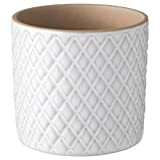 My-Stylo Collection, vaso per piante, bianco, dimensioni del prodotto: altezza: 10 cm, diametro esterno: 11 cm, diametro massimo vaso: 9 ...