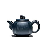 MZXUN. Viola argilla Teiera 430ml Viola argilla Teapot a mano Zisha Pot Verde Fango Tea Kettle Bicchieri Teaware