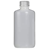Nalgene Enghals - Bottiglia rotonda, 250 ml, colore: Bianco
