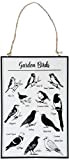 Nature Print - Quadro in vetro, motivo: uccellini del giardino