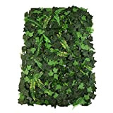 NC verde artificiale prato pianta simulazione pannelli prato prato recinzione parete casa giardino sfondo decorazione 40 * 60 cm