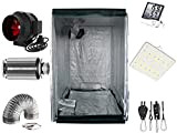 Nito Grow Box/Tent/tenda a LED, 60 x 60 x 160 cm, set completo di filtro ai carboni attivi, incluso (120 ...