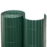 NOOR Tappetino frangivista in PVC, 0,9 x 10 m, Colore Verde, Impermeabile, in plastica, per Giardini, Resistente ai Raggi UV, ...