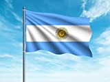 Oedim Bandiera argentina | 150 x 85 cm | Rinforzata e con impunture | Bandiera con 2 occhielli metallici e ...