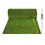 OLIVO.Shop | Grass Green Luxury Erba Sintetica drenante per terrazze e Giardini 30 mm, Tappeto Erba Finta Largo 100 cm, ...