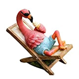 Onlynery Pink Flamingo Yard Decorations, Flamingo Garten Decorations, Outdoor Sculpture Flamingo Deko, Funny Vacation Beach Flamingo Statue for Outdoor Patio ...