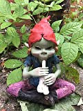 Osiris Trading UK Favoloso Pixie Ninna nanna ornamentale da giardino ornamentale Elfo Goblin Pixies