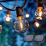 OxyLED - Catena di luci a energia solare, per esterni, 2 pezzi, 10,35 m, 30 + 2 LED, IP44, impermeabile, ...