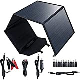 Pannello Solare 100w Portable 4 Kit Pannello Solare Pieghevole Caricatore con 5v USB e 18v Dc per generatori solari compatibili ...