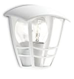 Philips Lighting Creek Lampada da Parete da Esterno, Lanterna Luce Diffusa, Alluminio, Bianco