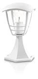 Philips Lighting Creek Lampione Palo da Esterno in Alluminio, Bianco, 30 cm