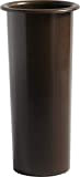 Pilla | Portafiori Interno in plastica per vaso votivo da cimitero colore marrone | Altezza 18.3 cm, Diametro circolare 8.7 ...