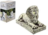 PMS- Sfinge egiziana 30,5 cm | Decorazione da Giardino Zen | con geroglifici | 1 pz. Accessorio, Grigio, 956639