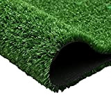 POHOVE Tappeto in erba artificiale per esterni finto tappeto erboso da 2x0.5 m di simulazione tappeto erboso sintetico dall'aspetto realistico ...
