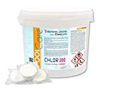POOL CARE CHLOR 200 5Kg-Cloro Pastiglie Piscina Cloro in pastiglie BLISTERATE da 200gr. (tricloro 90/200) Attivo al 90% sanificante a ...