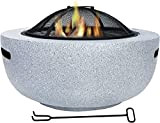 Pozzo del fuoco da giardino Griglia per ciotola Griglia per barbecue Pozzo del fuoco Pozzo del fuoco all'aperto, pozzi del ...