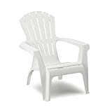 Progarden 86799 Dolomiti Deck Chair plastico, impilabile, Bianco