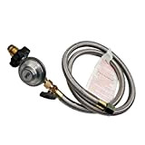 Propane Regulator And Grill Replacement Parts High Pressure Gas Fireplace Replacement Parts POL Type 30PSI Propane Regulator with Control Valve