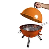 Pusher Mini Grill | Mini BBQ – Ø 32 cm (arancione)