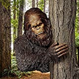 QINGQING Bigfoot Tree Statue,Gorilla Resin Sculpture,Bigfoot Ape,Bigfoot Resin Sculpture,Garden Sculpture Decor Gorilla Animal Resin Sculpture Crafts for Yard Garden