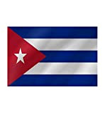 R&F srls Bandiera Cuba Nazionale Tessuto Misura Standard 90 X 150 cm