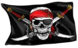 RAHMENLOS - Bandiera dei pirati dei Caraibi