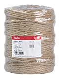 Rayher 4200531 corda di iuta, spago, cordino, corda decorativa, 6 capi, ca. 4-6 mm ø, bobina da 120 m, colore ...