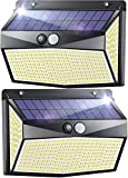 Reayos Luci di sicurezza solari per esterni, 318 LED/3 modalità: luci solari con sensore di movimento a energia solare, 270 ...