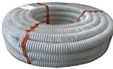 Regiplast T40 - Tubo di scarico in PVC, ondulato e flessibile, diametro: 40 mm, lunghezza: 20 m