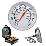 Rehomy 1 termometro da cucina in acciaio inox, con quadrante da 52 mm, termometri per barbecue e barbecue, temperatura di ...