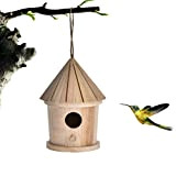 Reti per uccelli sospese, casetta per uccelli in legno Gabbia per uccelli all'aperto Casetta per uccelli decorativa Casetta per uccelli ...