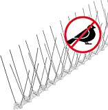 riijk Dissuasore Uccelli 3 Metri - Pre-Assemblato - Sistema Anti Uccelli in Acciaio Inossidabile - Anti Piccioni - Repellente per ...