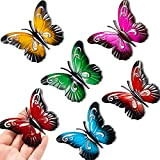 Ripeng 6 Decor Parete a Farfalla in Metallo Arte Parete in Metallo Farfalla Scultura di Farfalla da Giardino Ornamenti da ...