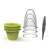 Romberg Mini vasi verticali per piante | per Vertical & City Gardening | Set di 3 vasi per piante con ...
