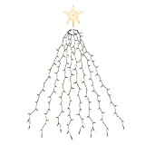 SALCAR La catena luminosa dell'albero di Natale dotata di 8 ghirlande e 280 LED. La catena luminosa dell'albero di Natale ...