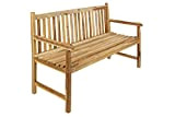 SAM Caracas - Panchina da giardino a 3 posti, in legno, 150 cm, per giardino e balcone, in legno di ...