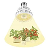 SANSI Lampadina LED per Piante da Interno a Spettro Completo, 10W (100W Equivalente) E27 Lampada Coltivazione per Piante Semina, Crescita, ...