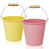 Selldorado® 3 vasi da appendere – Vaso da fiori da balcone con manico – Vaso da fiori in metallo – ...