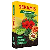 Seramis Terriccio per fiori senza torba, 40 l – Terriccio leggero con granuli per accumulare acqua e nutrienti, per piante ...